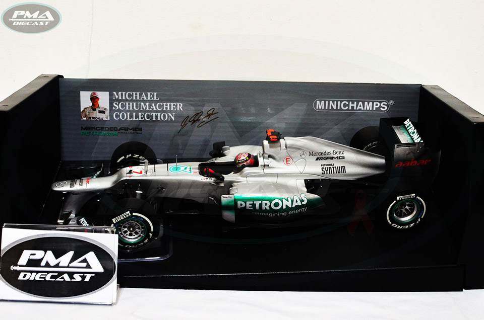 MICHAEL SCHUMACHER 2012 MERCEDES-BENZ W03 1:18